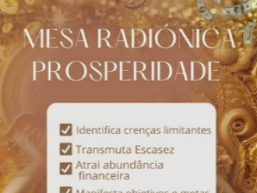✦Mesa Radi�nica da Prosperidade